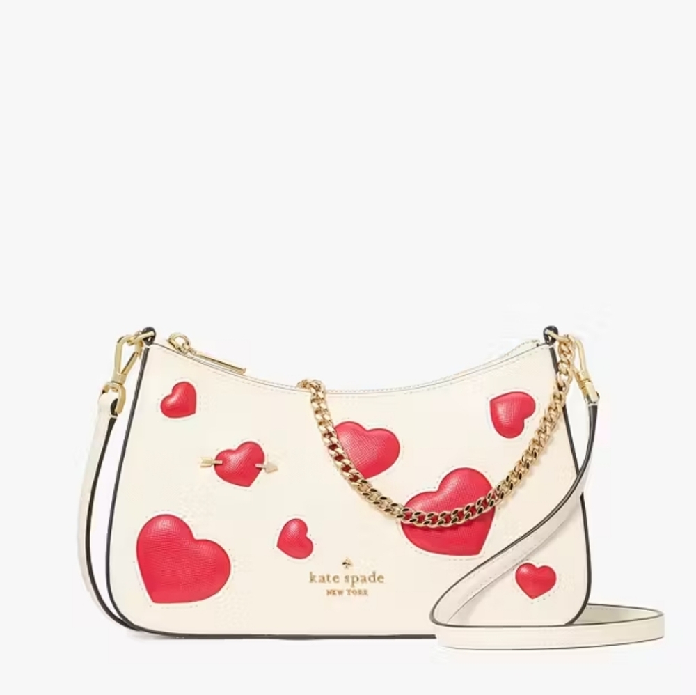 Kate Spade White and Red Heart Women's Bag